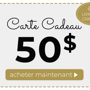Carte Cadeau - 50$