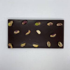 Tablette chocolat au lait pistaches sans sucre